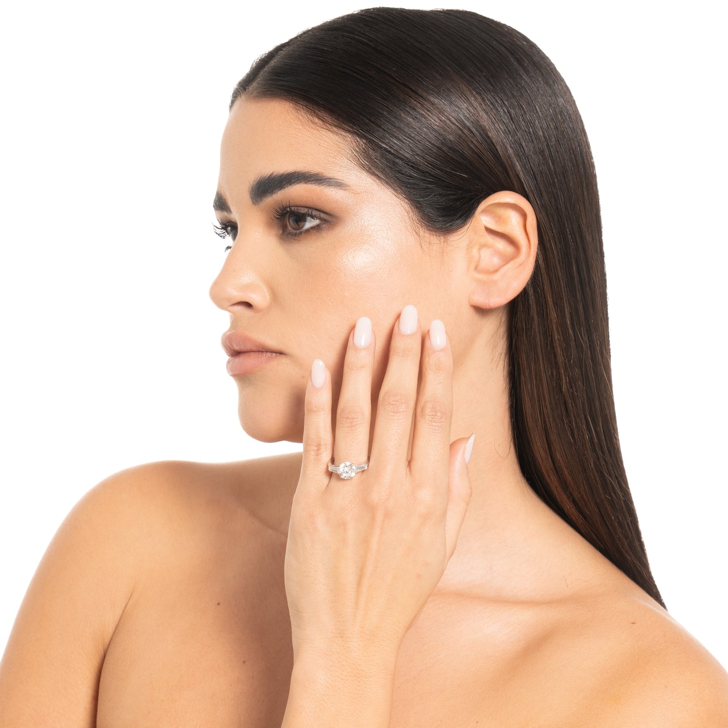 bague solitaire déesse