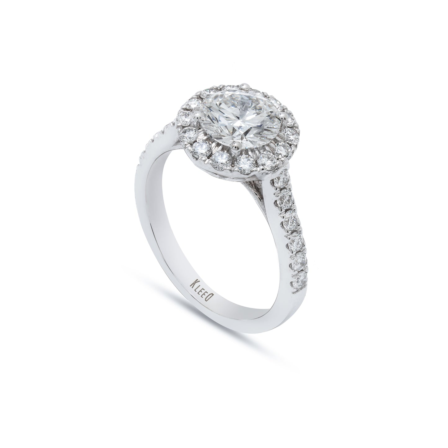 Halo Solitaire Ring