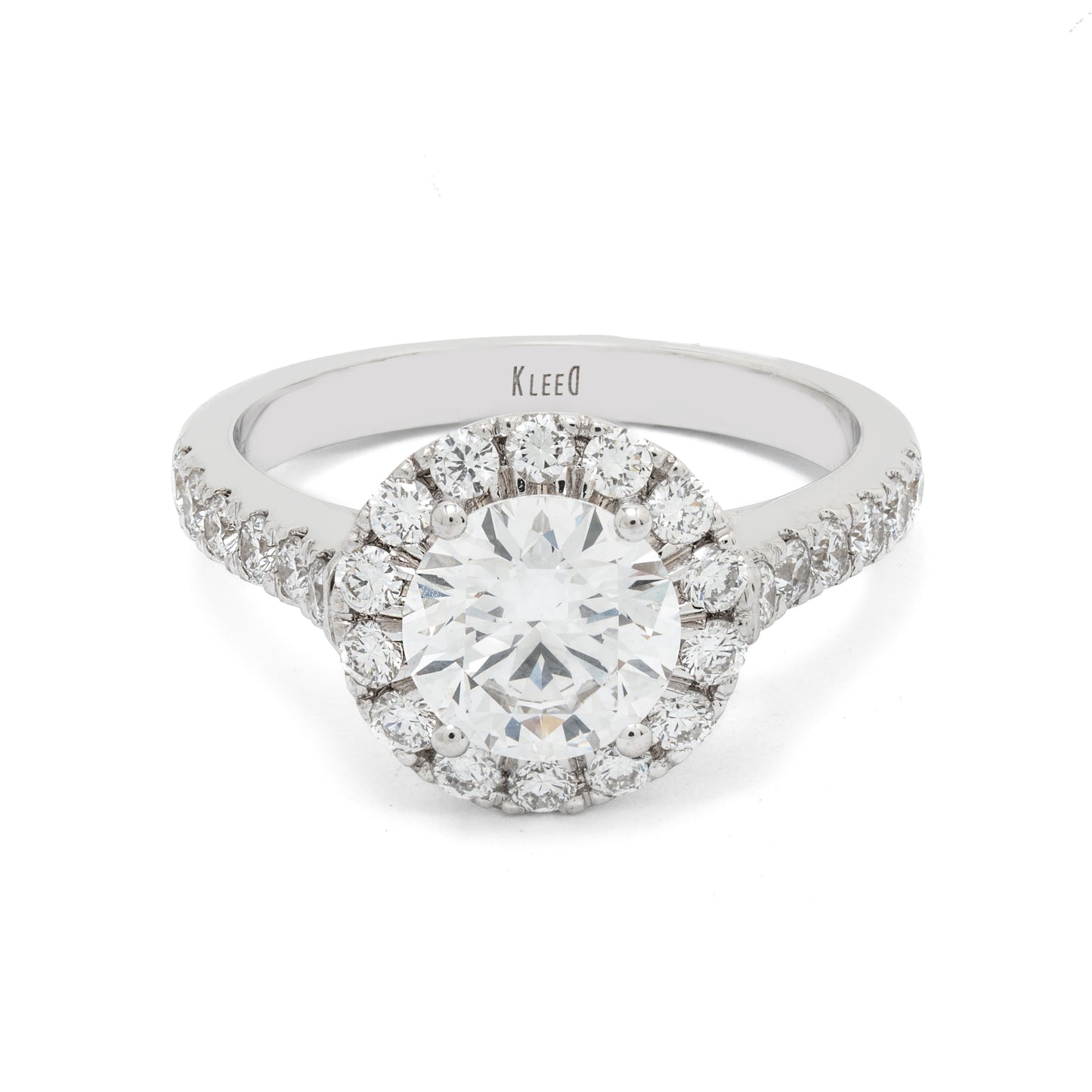 Halo Solitaire Ring