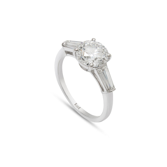 Anello solitario Dea