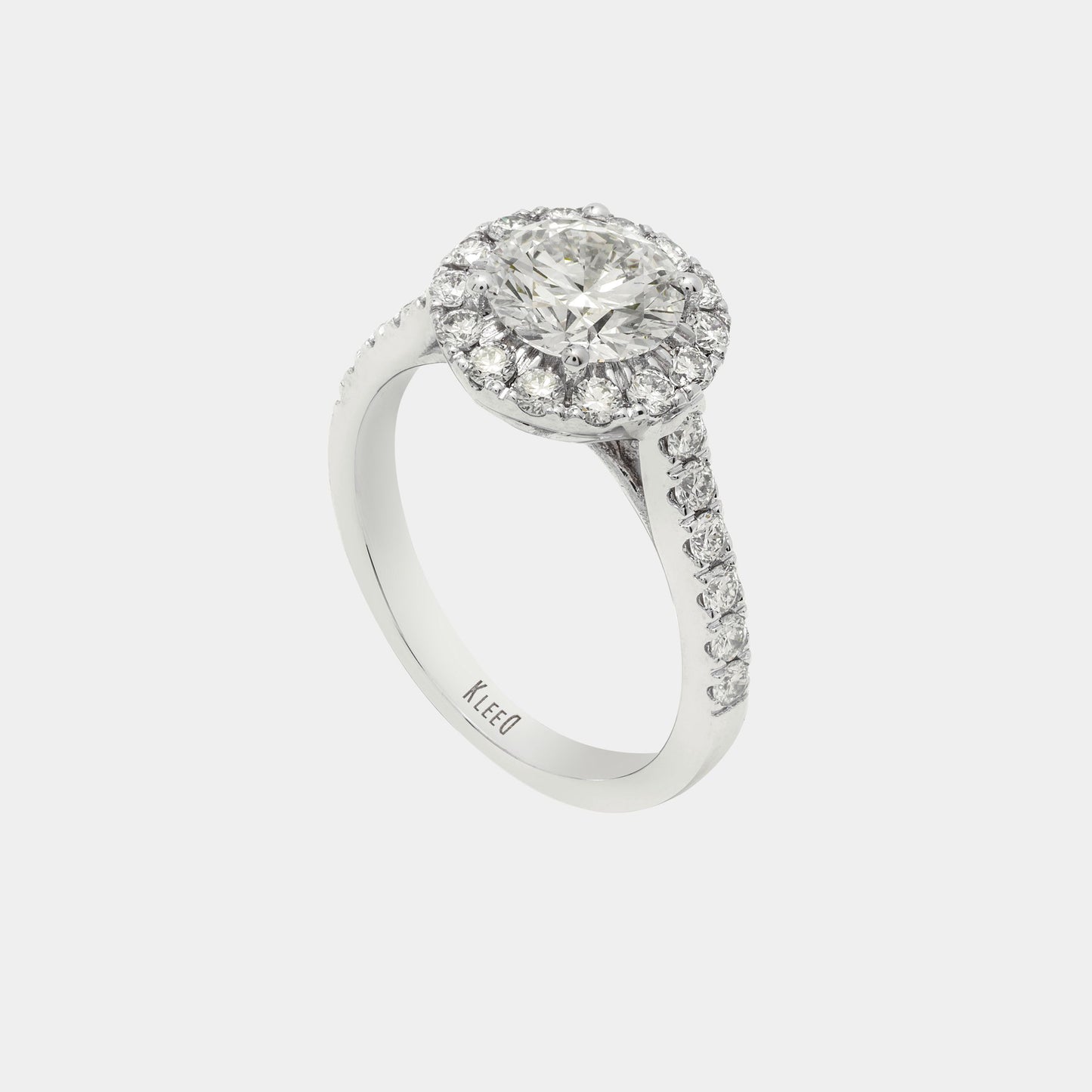 Halo Solitaire Ring